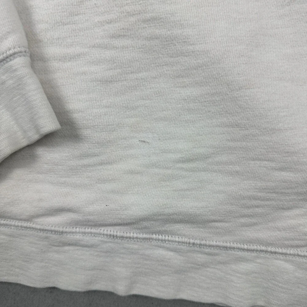 Nike Hoodie Men Extra Large Beige Solid Spell Out Pullover Sweatshirt Swoosh XL